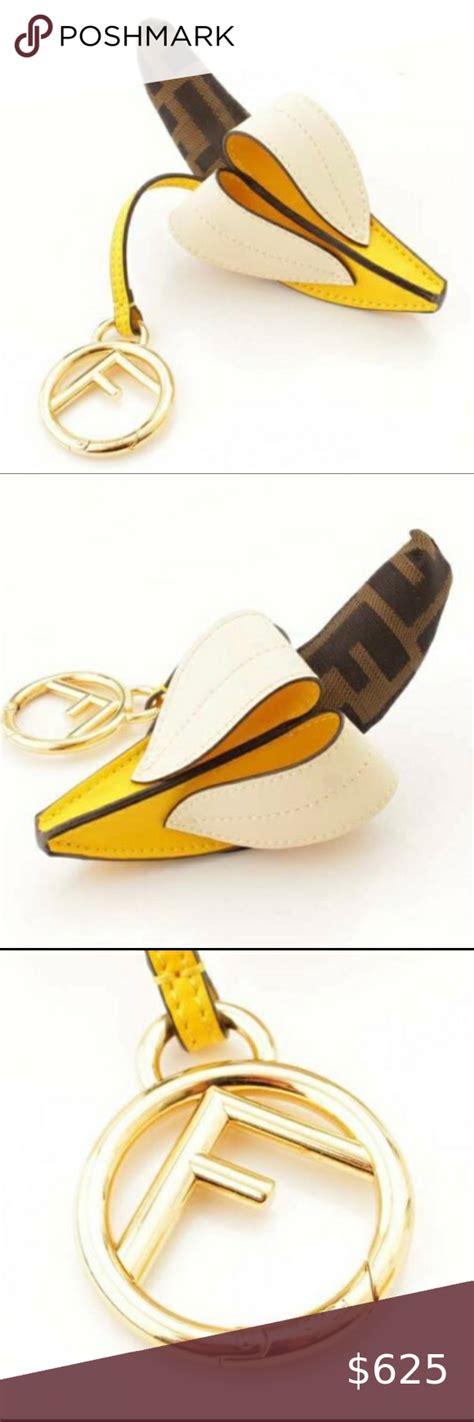 fendi keychain banana|fendi luggage keyring.